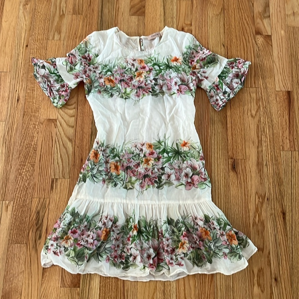 TWINSET MILANO floral dress size 40